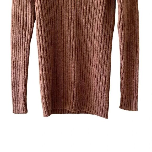 L’Academie REVOLVE Cinnamon Knitted Solid Long Sleeves Cozy Oversized Sweater XS - Picture 3 of 9